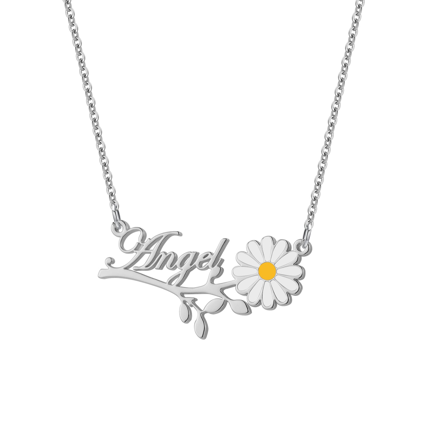 Sunflower Name Necklace QN858