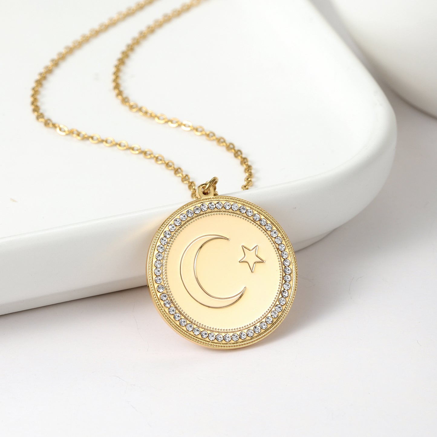 Crescent Star Necklace QNF3160