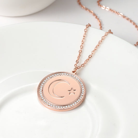 Crescent Star Necklace QNF3160