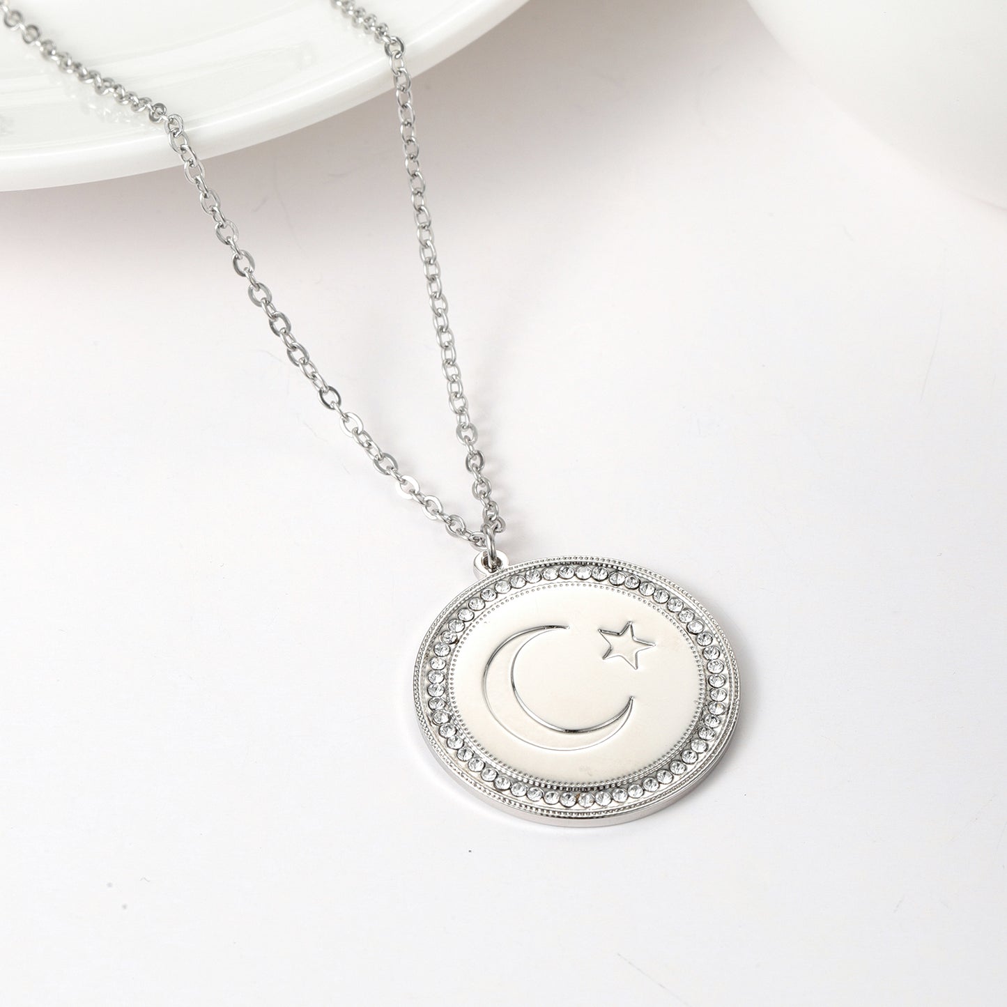 Crescent Star Necklace QNF3160