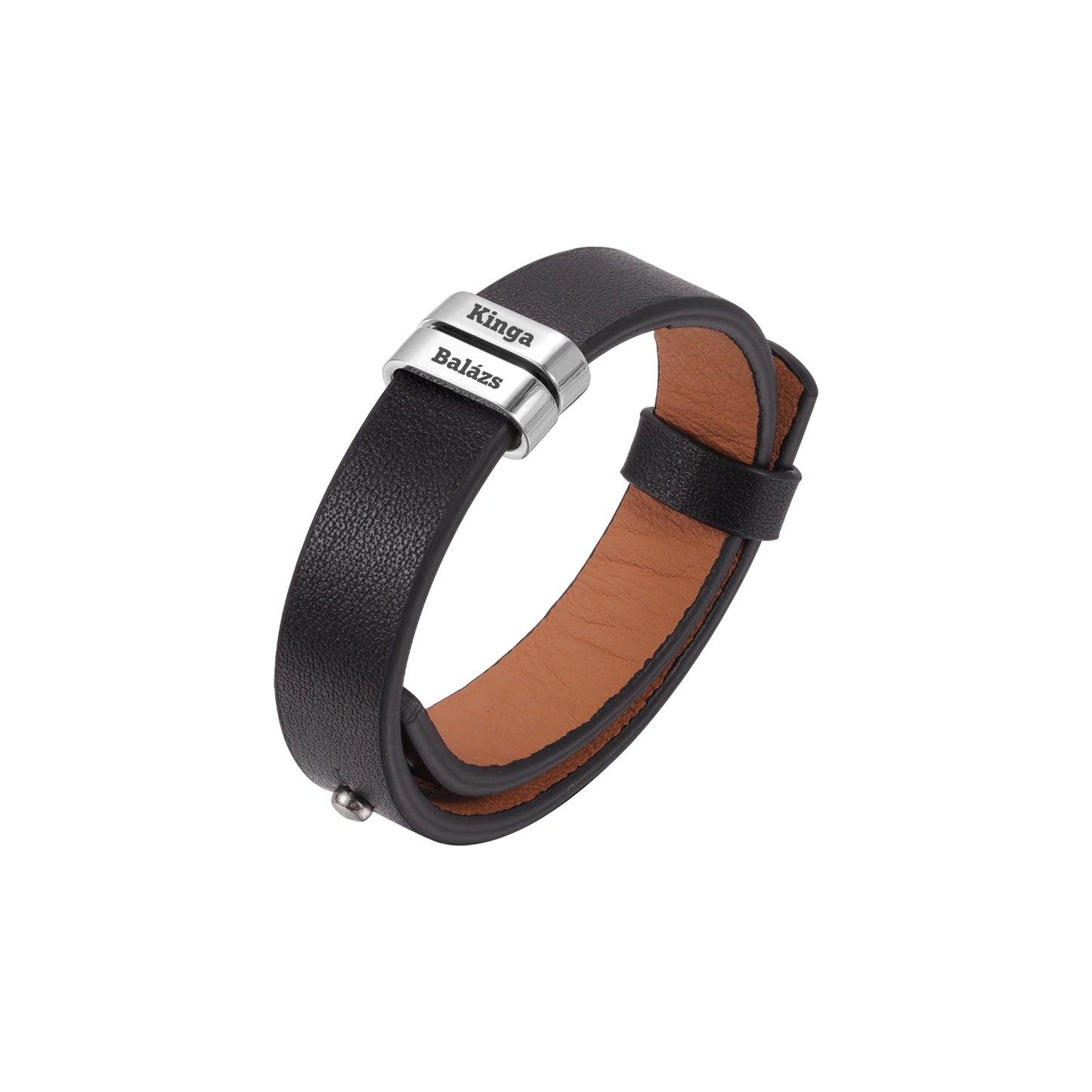 Custom Name Genuine Leather Bracelet SDB3704