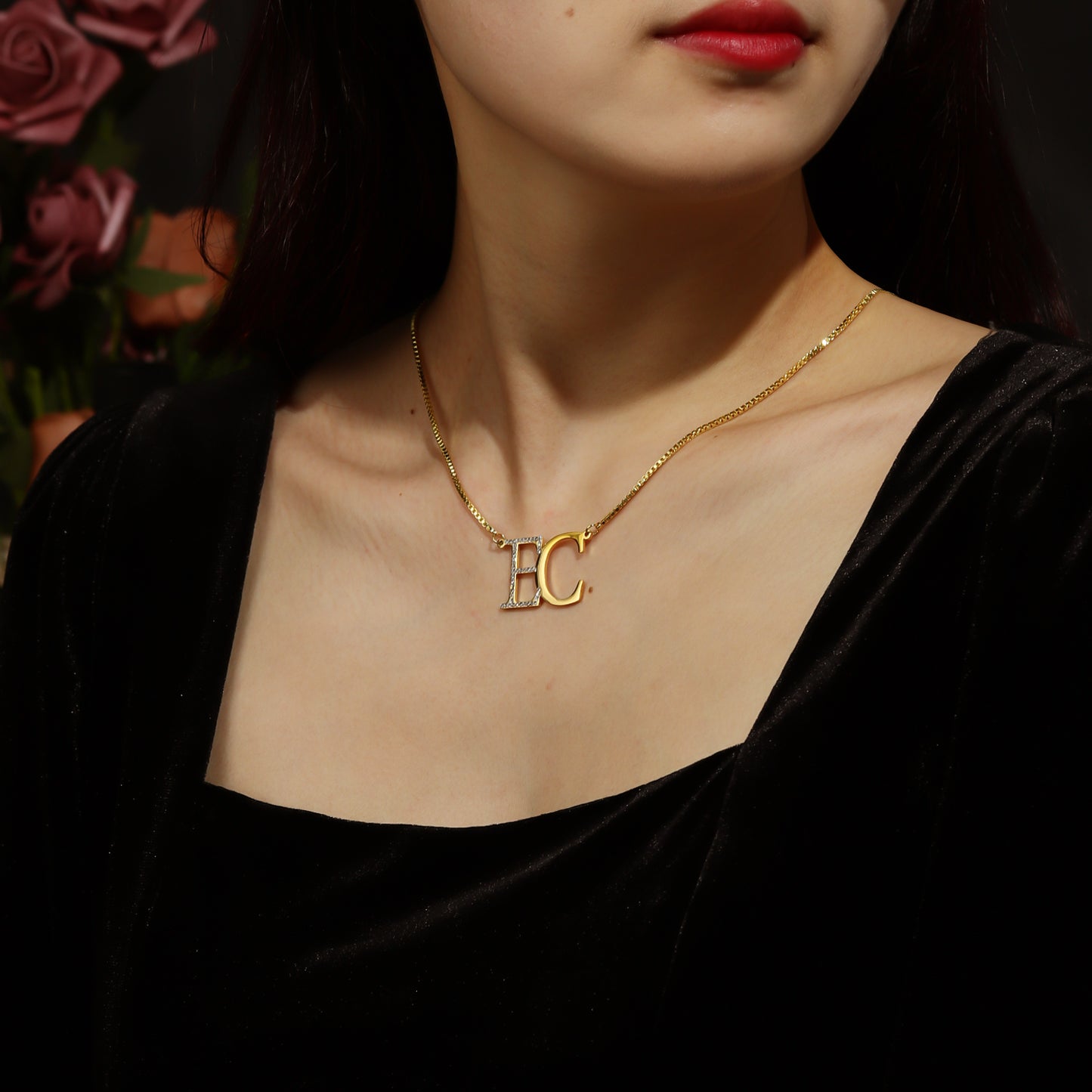 Collier Coeur Nom Personnalisé MN2025
