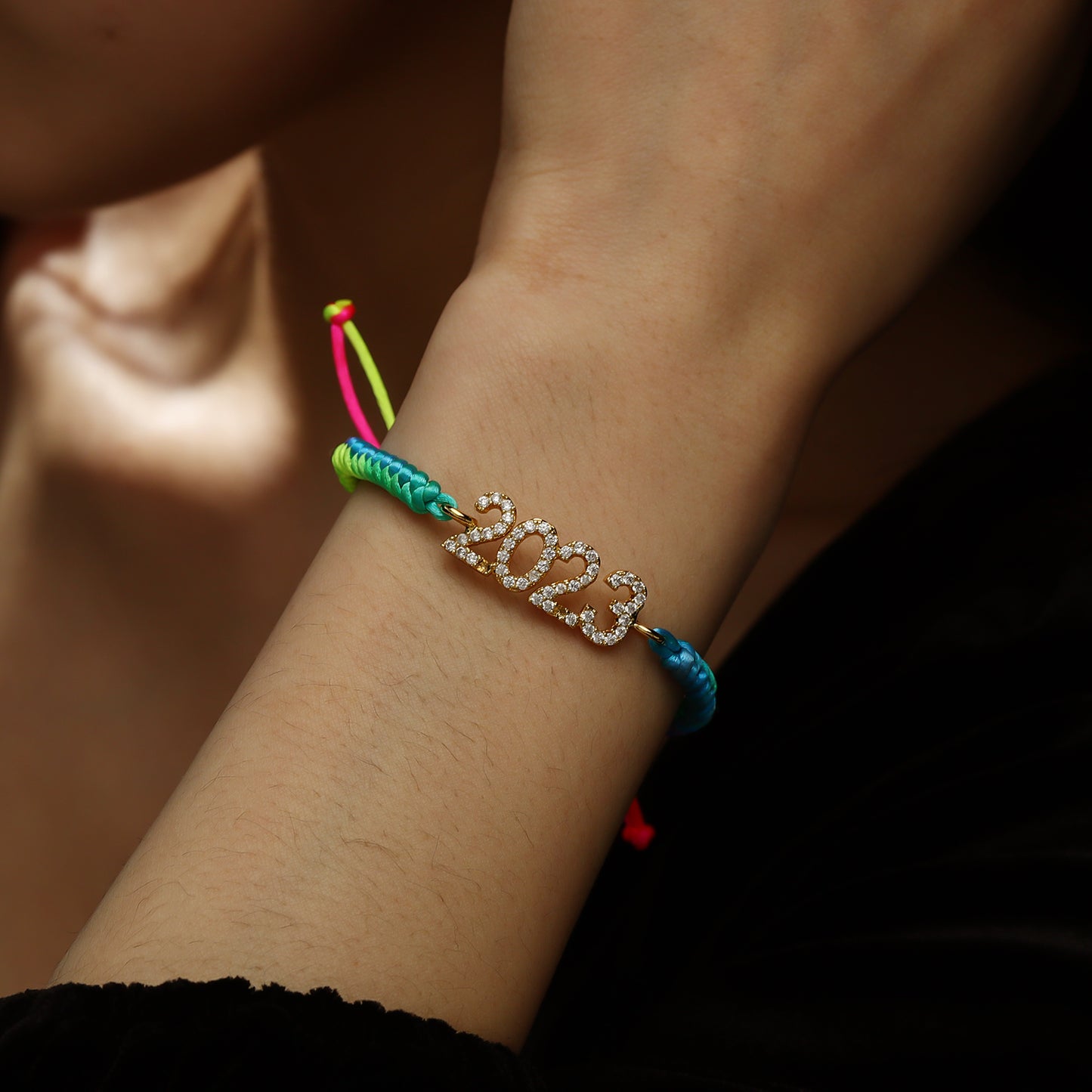 Custom Zircon Number Bracelet MB2190