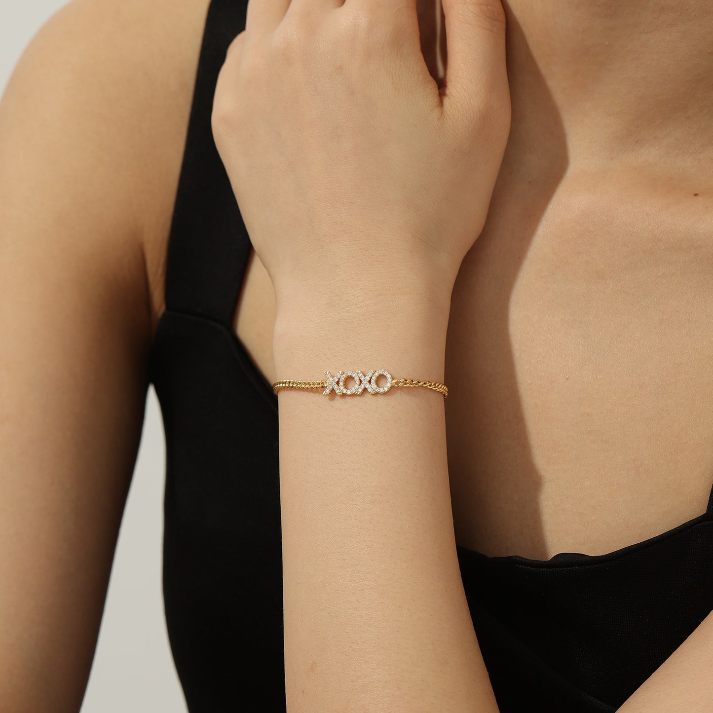Bracelet Lettre Diamant QB307