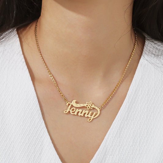 Custom Border Pattern Necklace QFN3004