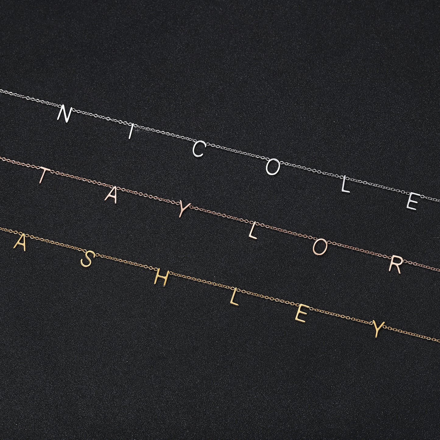 Minimalist Initial Letters Necklace QN20898