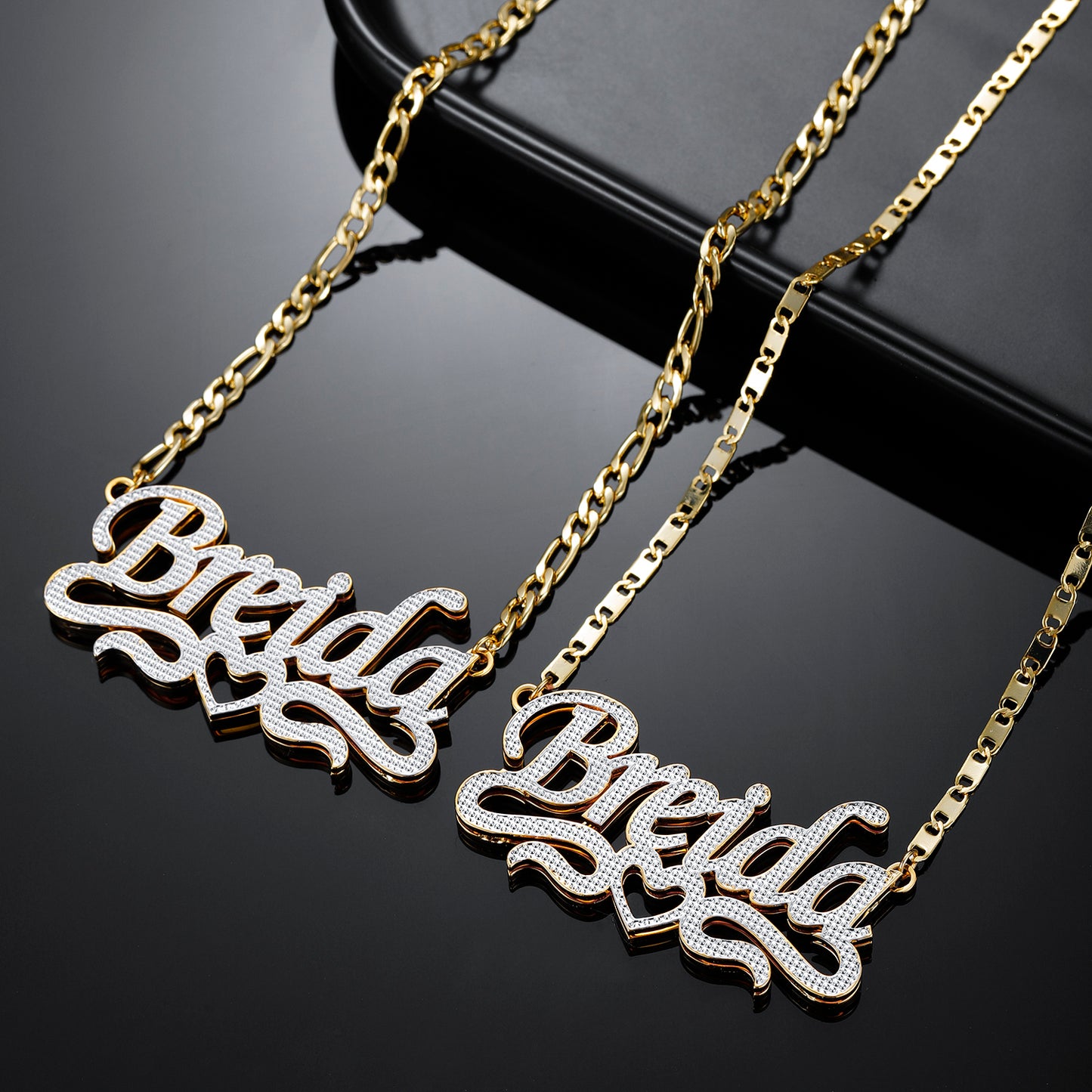 Double Layer Heart Necklace QN20360