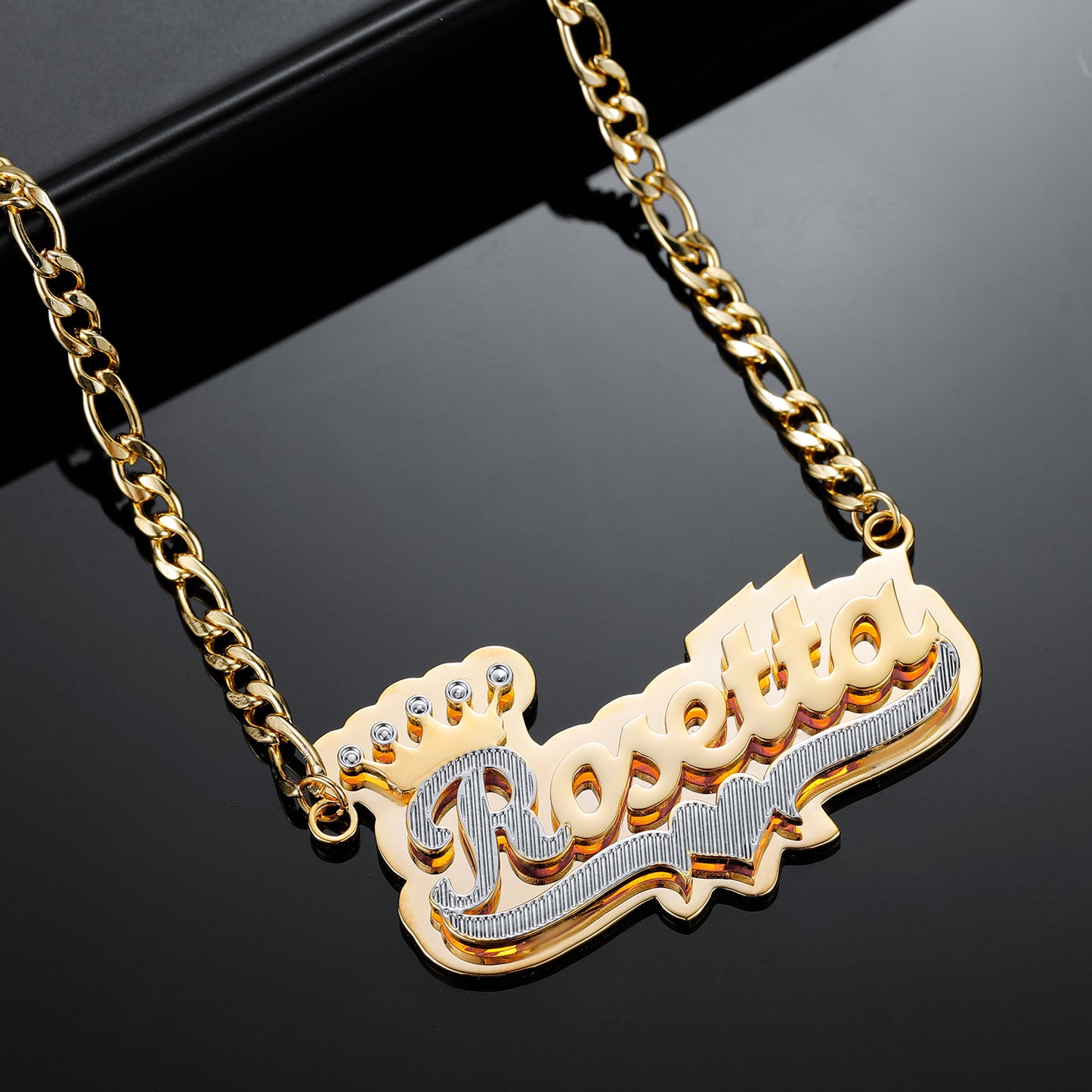 Double Layer Heart Necklace QN20361