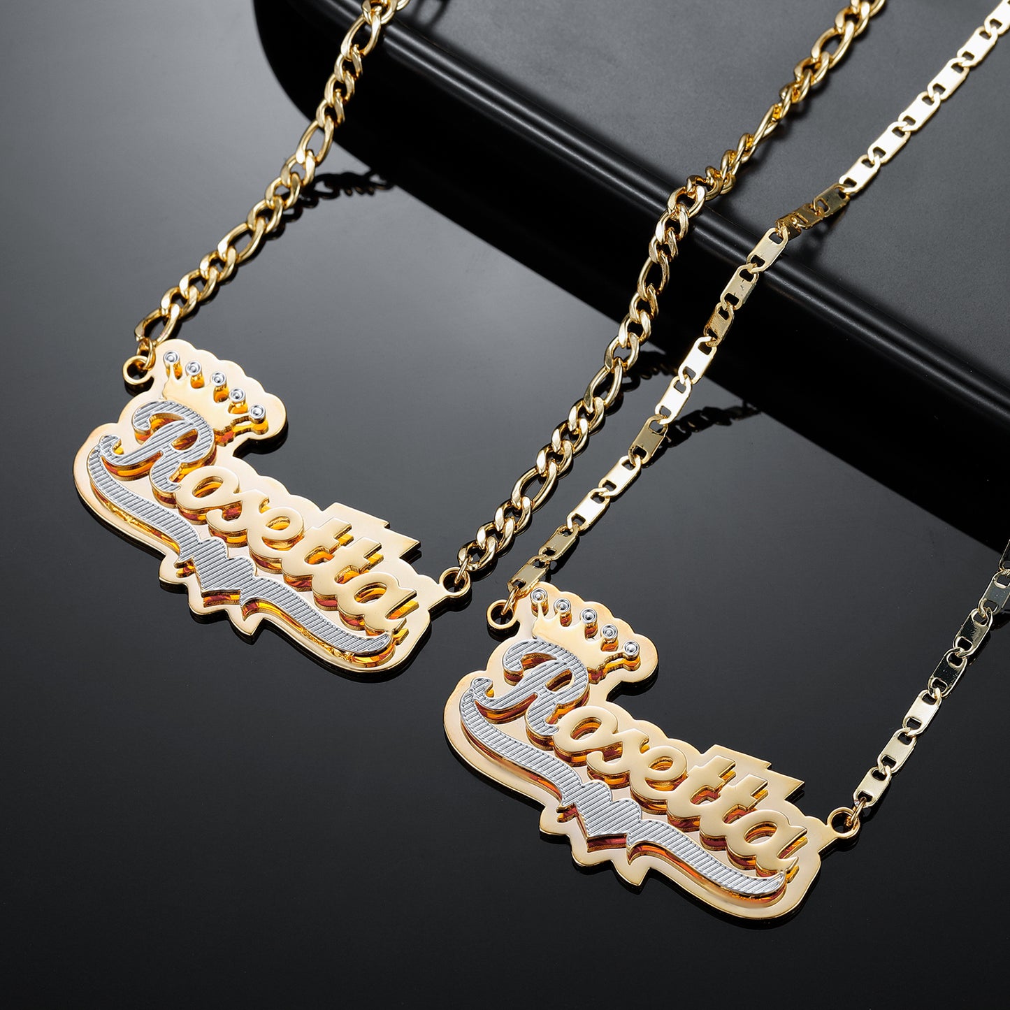 Double Layer Heart Necklace QN20361