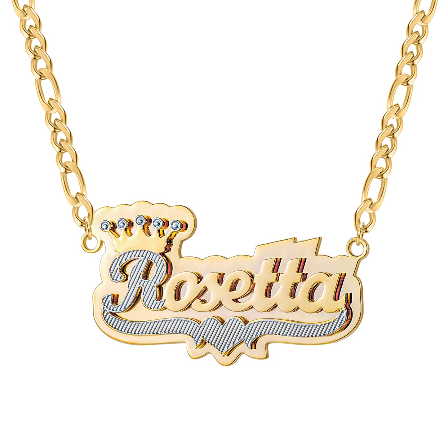 Double Layer Heart Necklace QN20361