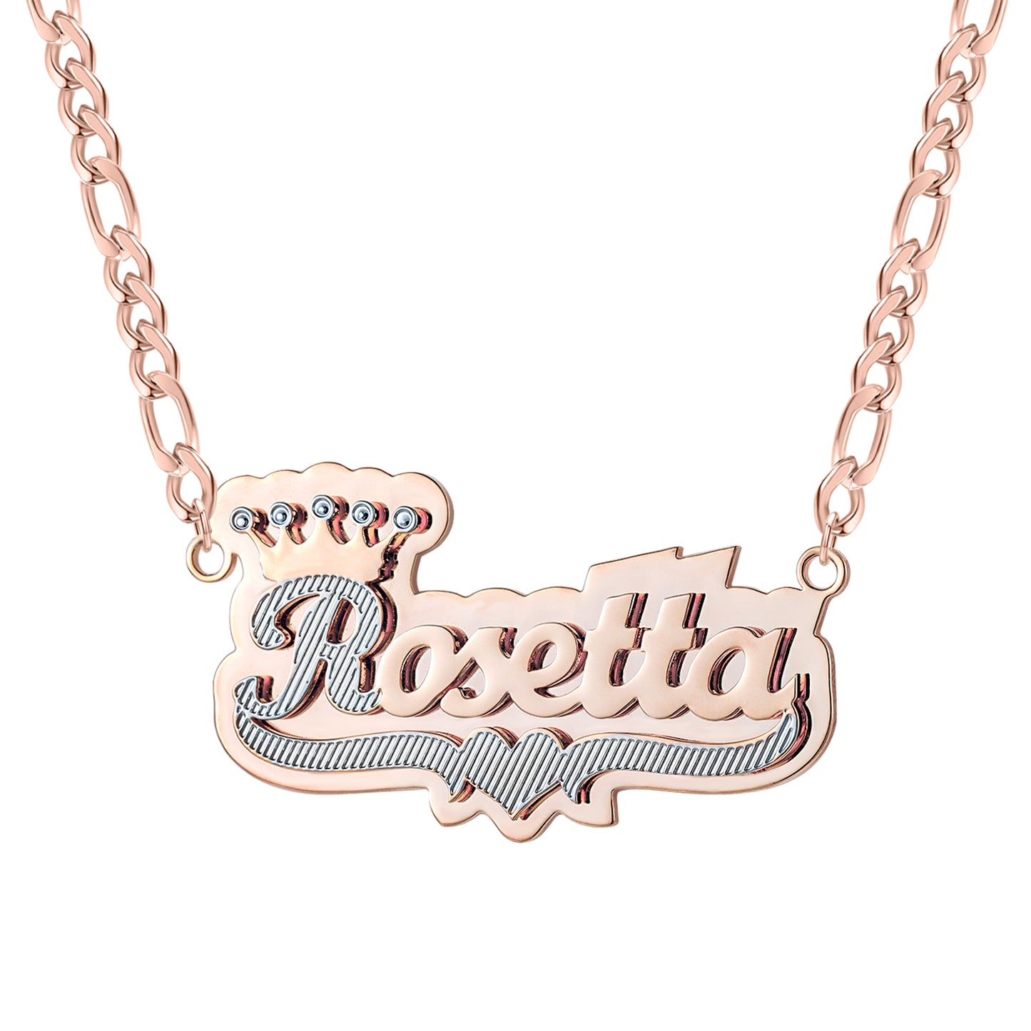 Double Layer Heart Necklace QN20361
