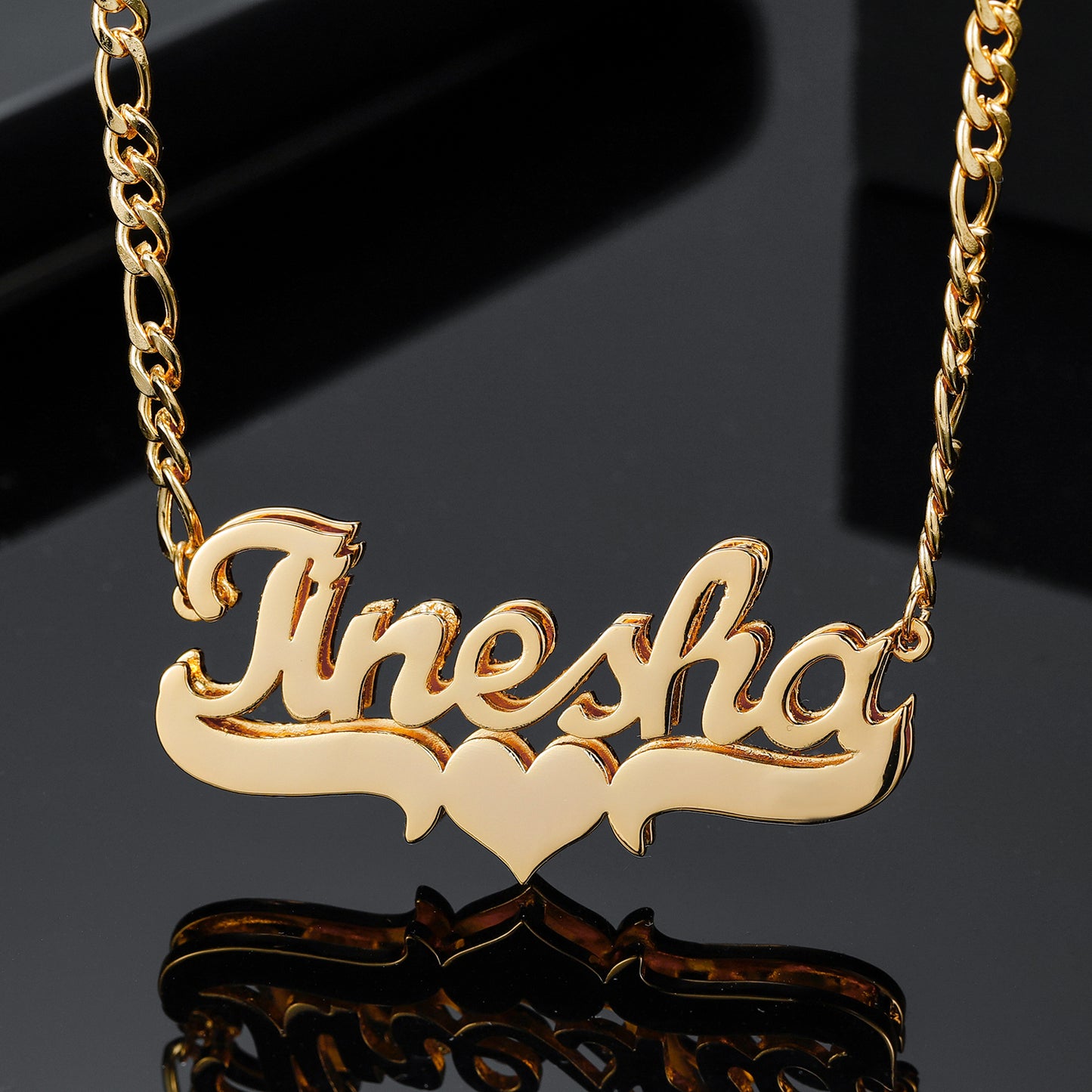 Customized Double Name Necklace QN368