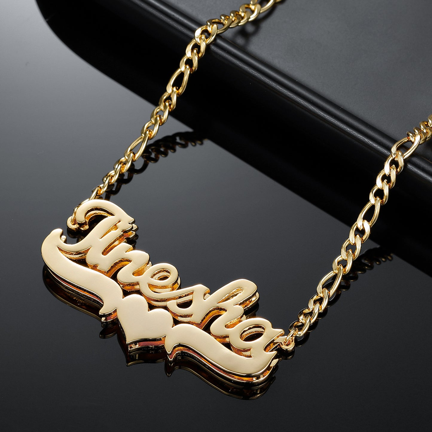 Customized Double Name Necklace QN368