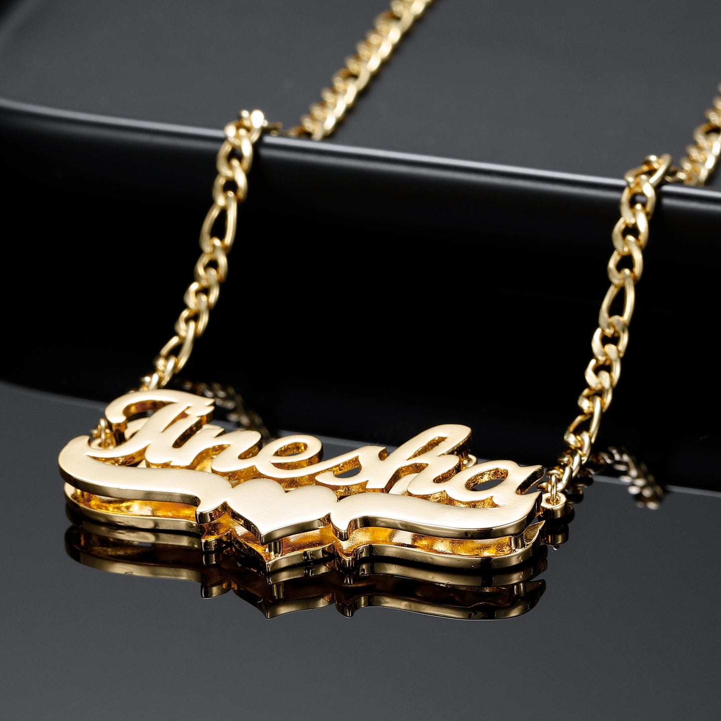 Customized Double Name Necklace QN368