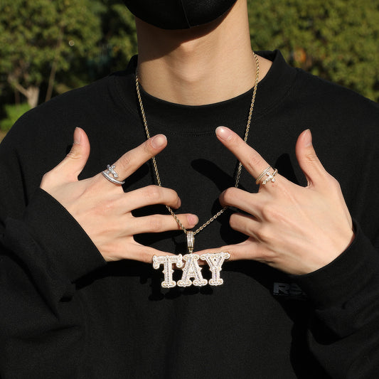 Custom Name Hip Hop Necklace CS-N8523