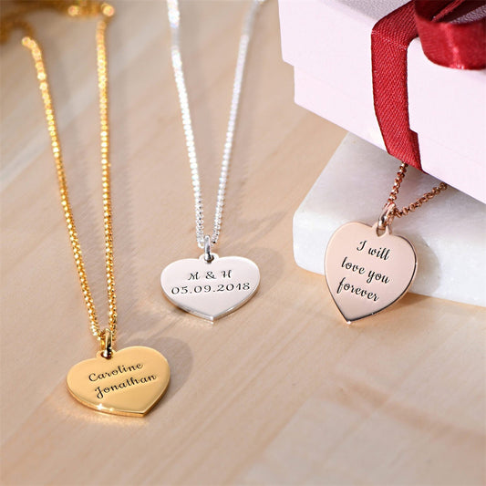 Custom Name Heart Necklace MN2025