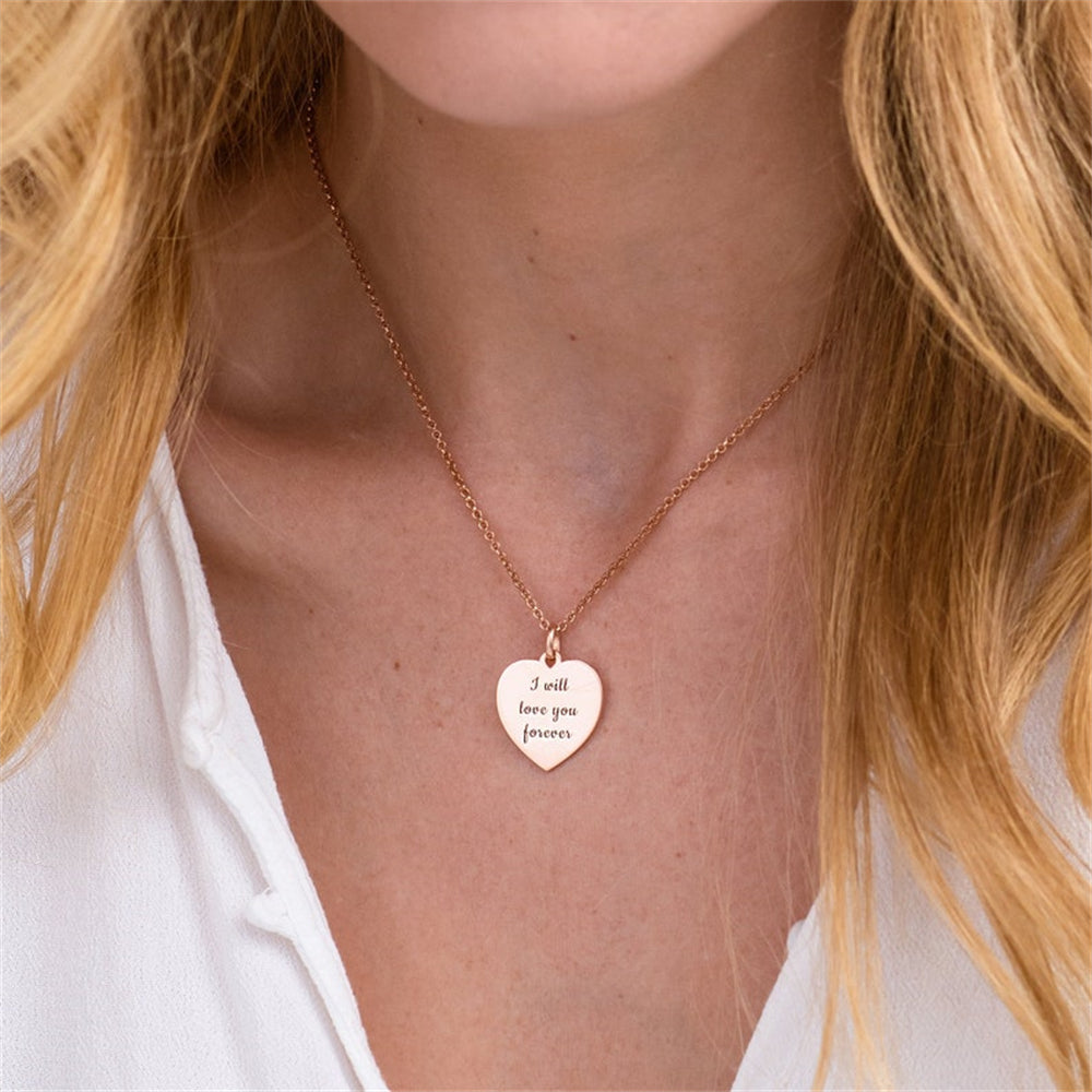 Custom Name Heart Necklace MN2025