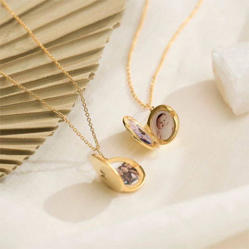Personalized Stainless Steel Photo Necklace CPN878
