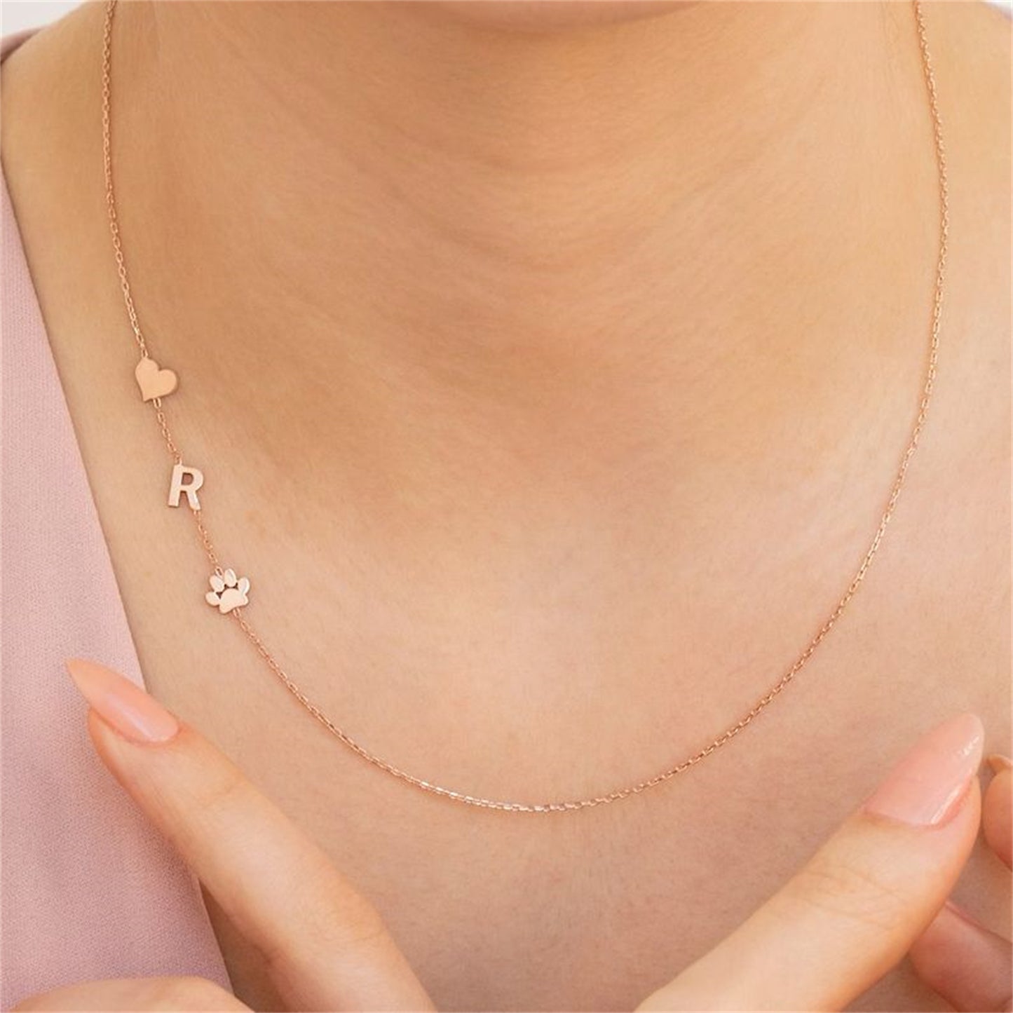 Collier Initiales Personnalisé MN2022