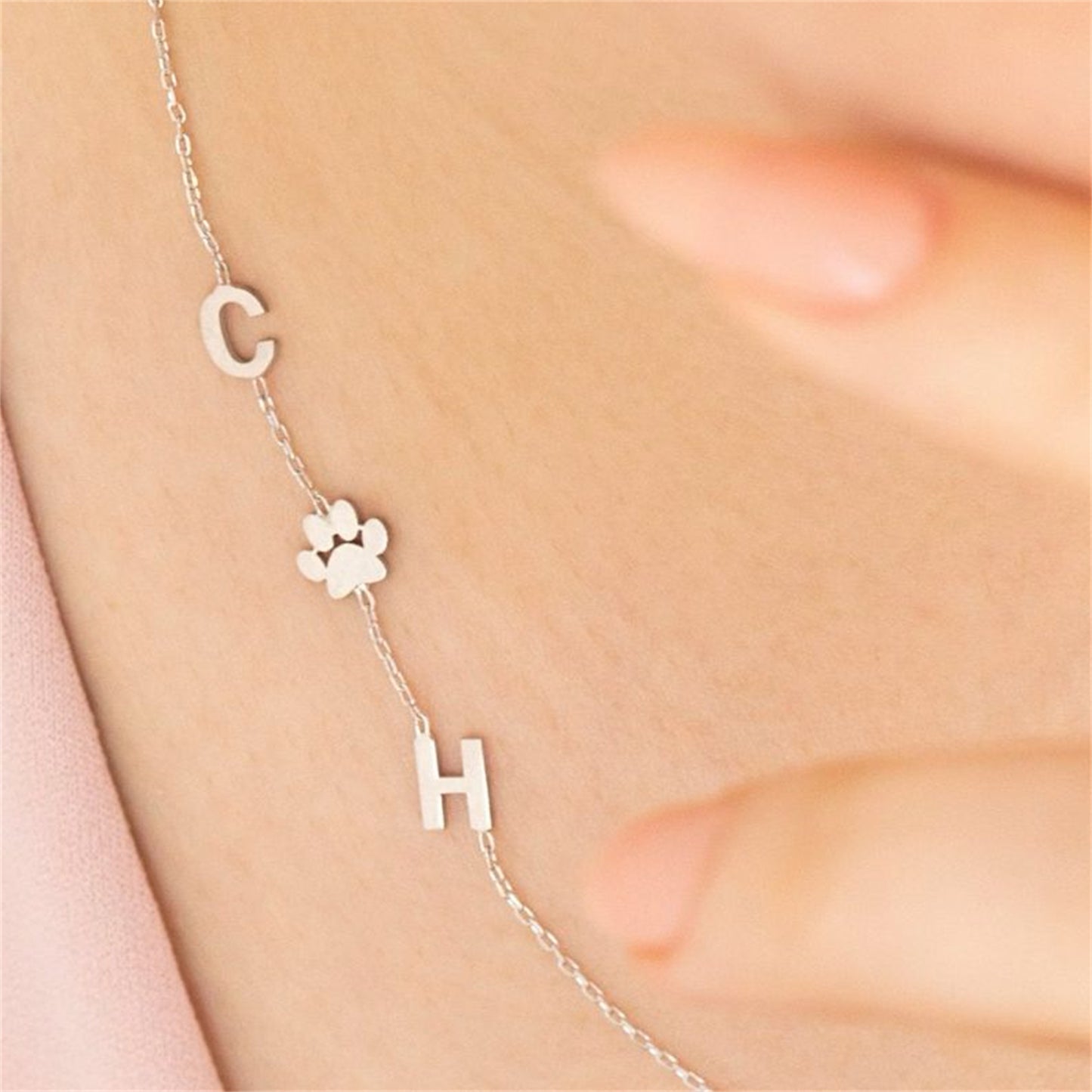 Collier Initiales Personnalisé MN2022