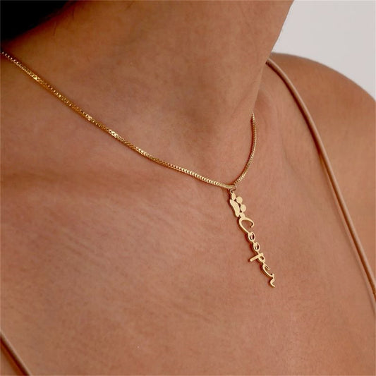 Geburtstagsblumen-Namenskette QN335