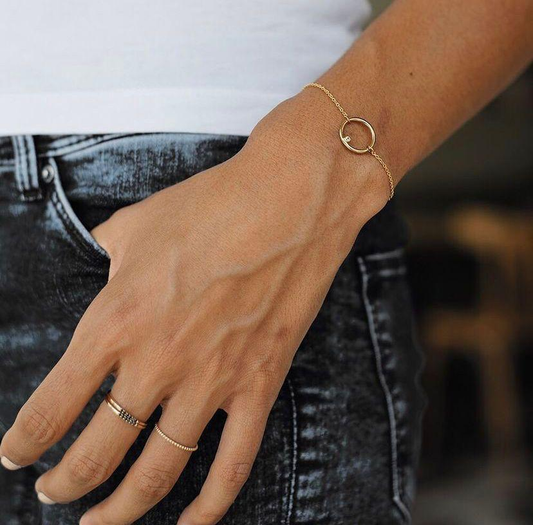 Stainless Steel Circle Bracelet CS-B8575