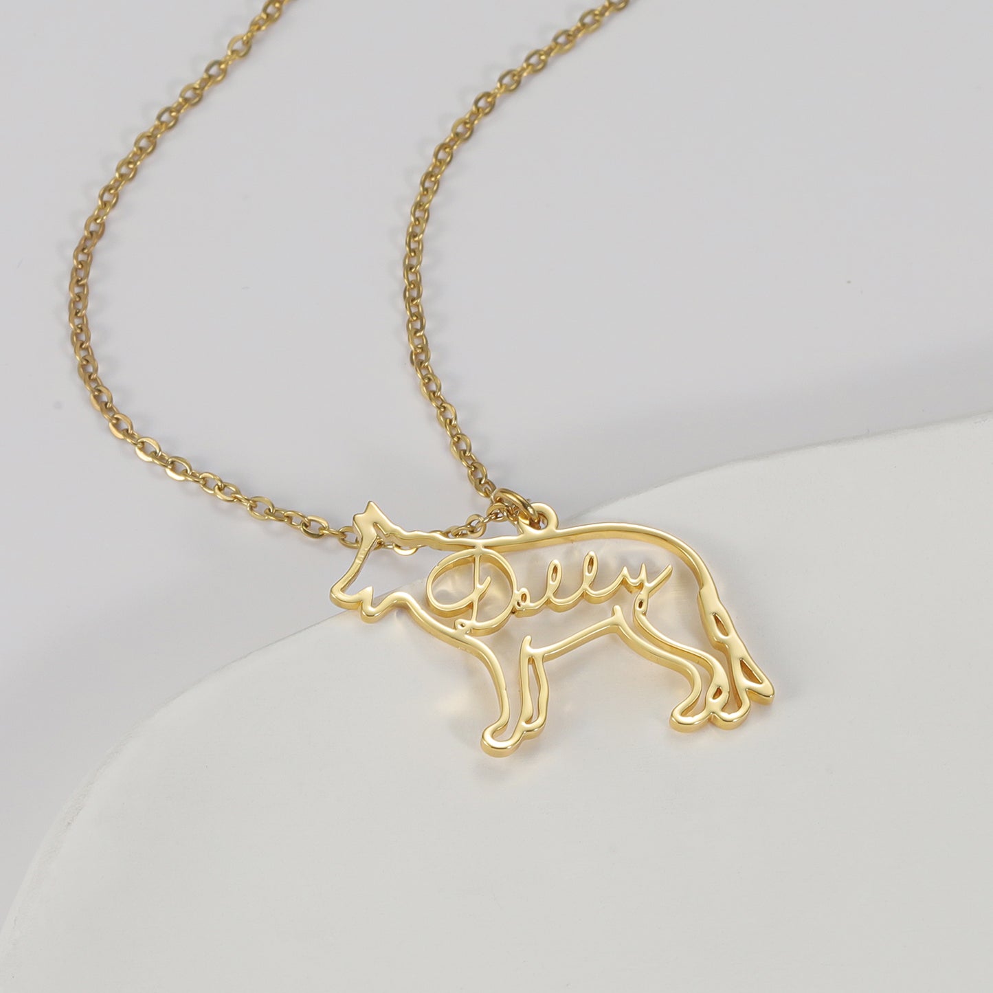 Custom Dog Necklace With Name MN1324