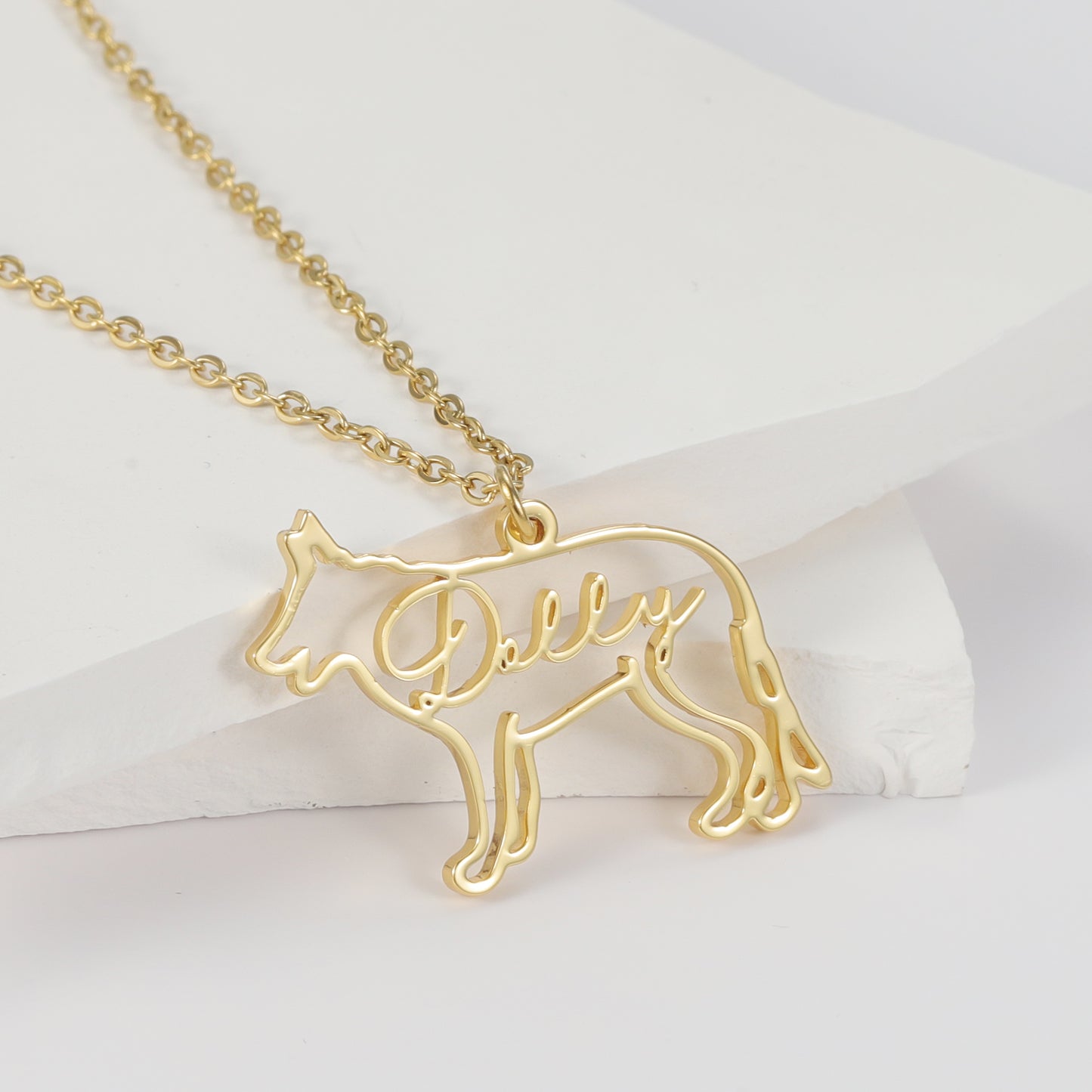 Custom Dog Necklace With Name MN1324