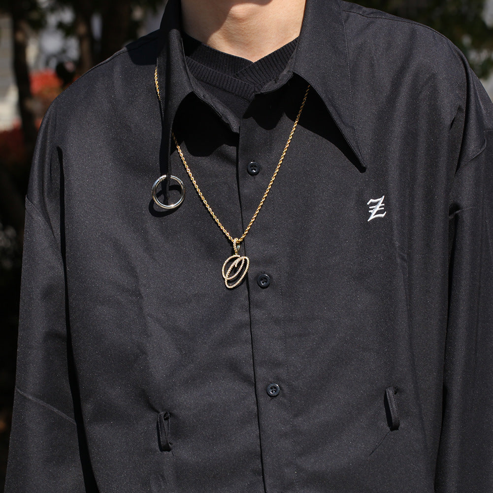 Letter Necklace Twist Chain QN2202