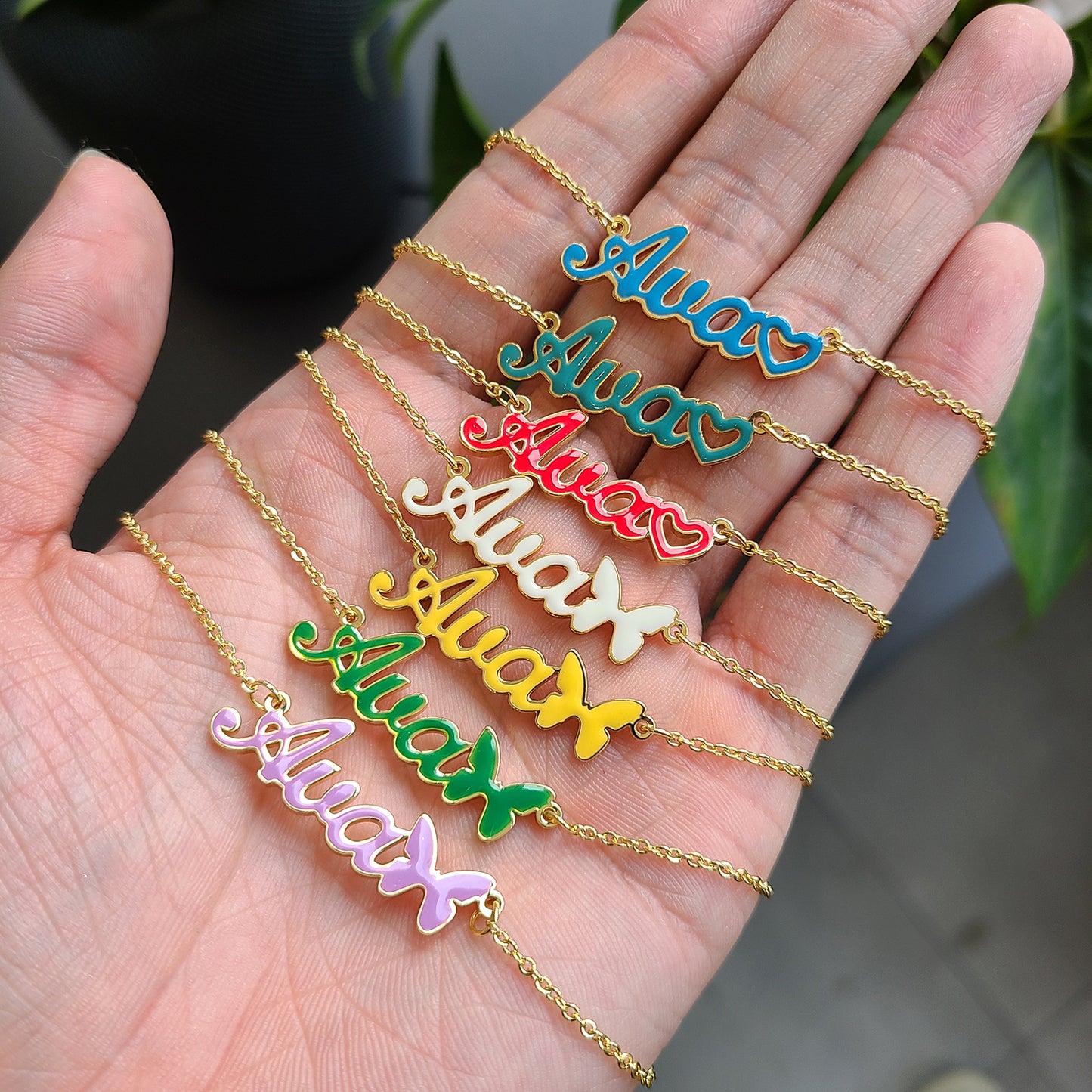 Enamel Necklace QN12045