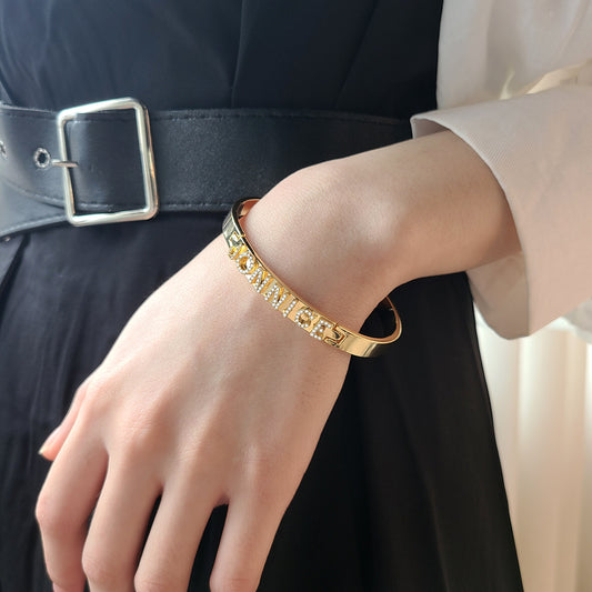 Name Nameplate Bangles & Bracelet QB211