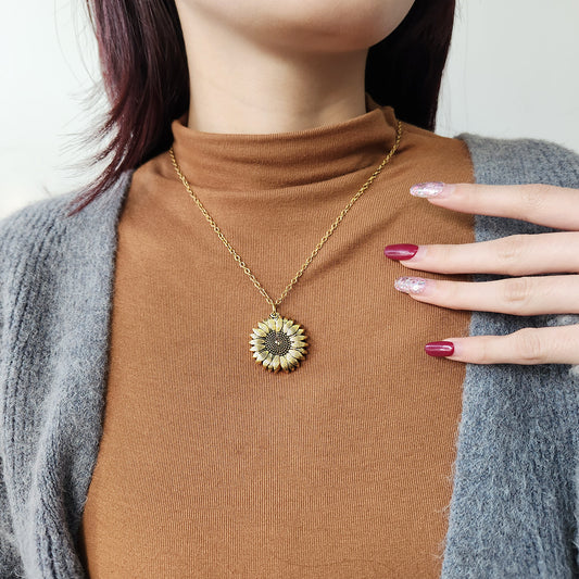 Custom Sunshine Flower Necklace QN851