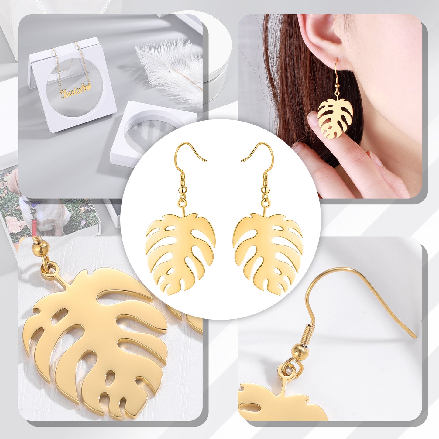 Leaf Earrings DE317