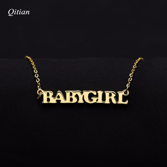 Personalized Babygirl Name Necklaces