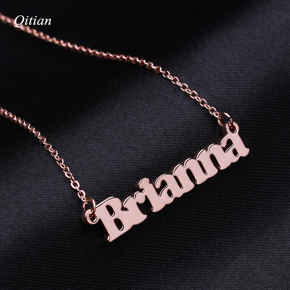 Personalisierte Babygirl-Namensketten