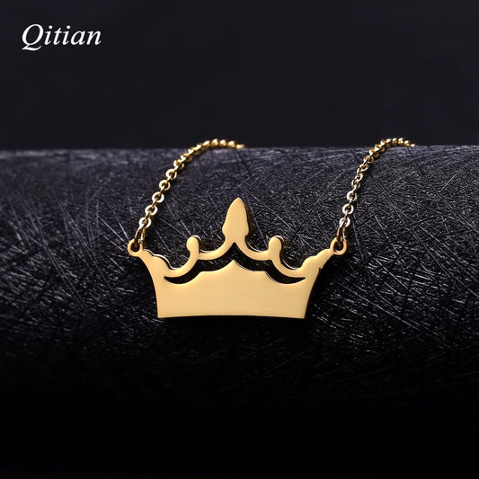 Crown Pendant Necklaces
