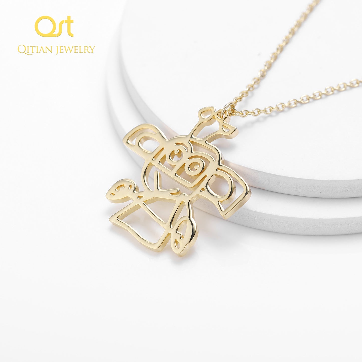 Kid's Drawing Necklace Bracelet Keychain QN815