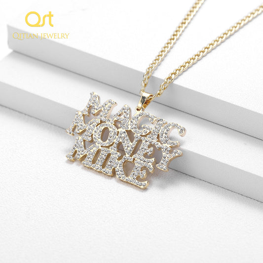Iced Out Necklaces Charms Pendants