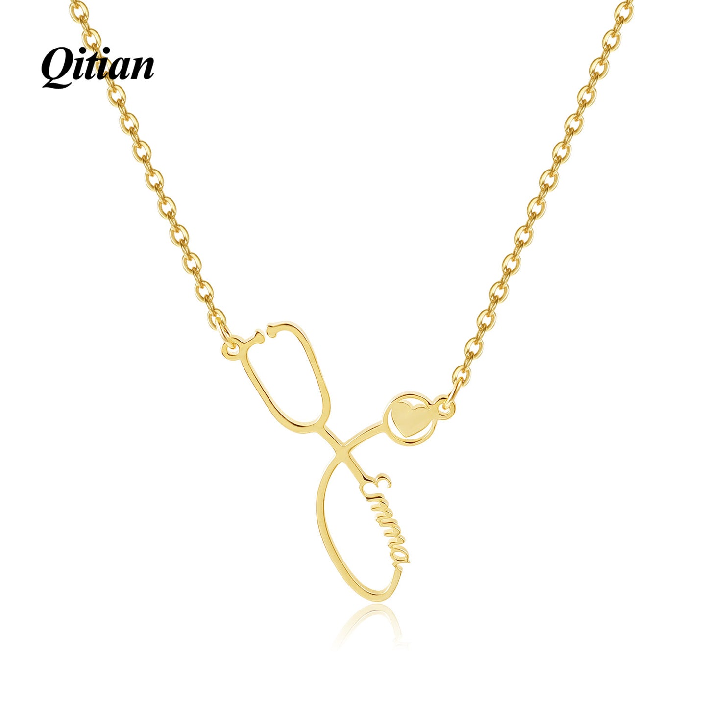 Stethoscope Personalized Name Necklaces QN123