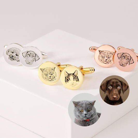 Pet Portrait Cufflinks MC2079