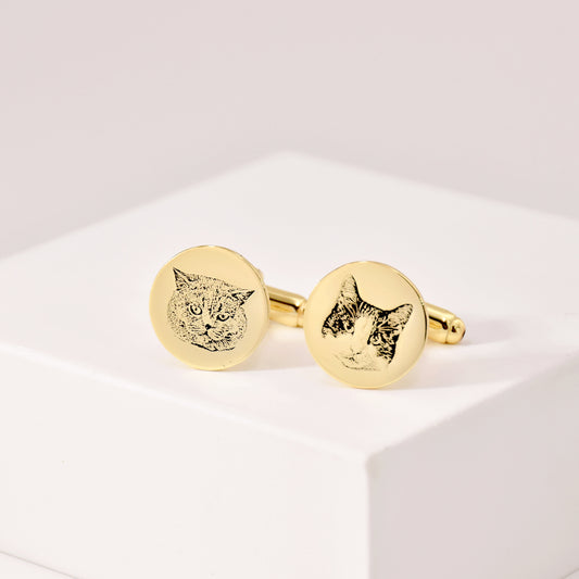 Pet Portrait Cufflinks MC2079