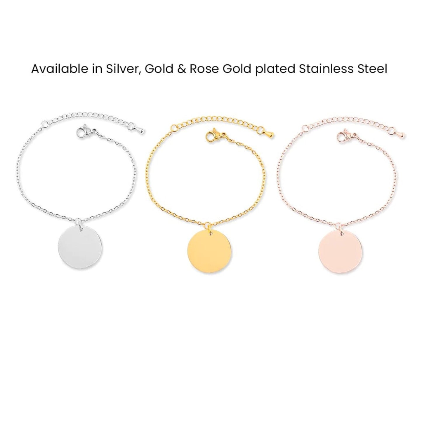 Custom Portrait Bracelet Photo Engraved MB1681