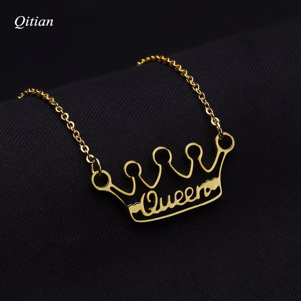 Customize Crown Necklace