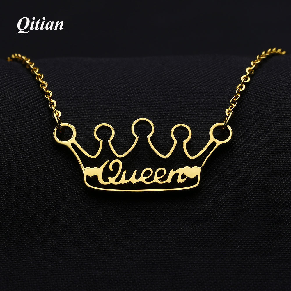 Customize Crown Necklace