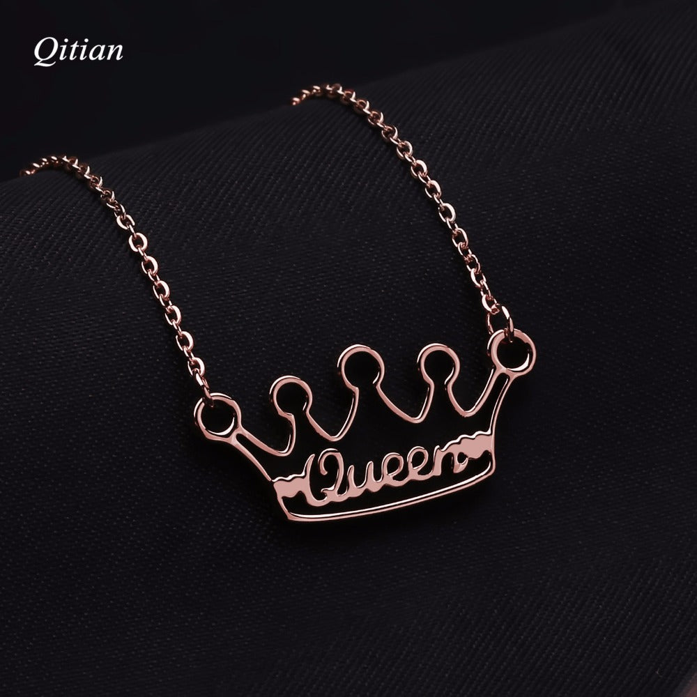 Customize Crown Necklace