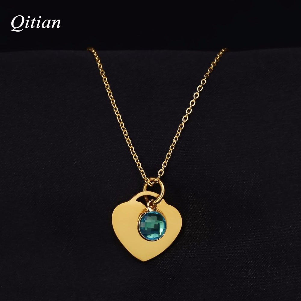 Customized Birthstone Necklace