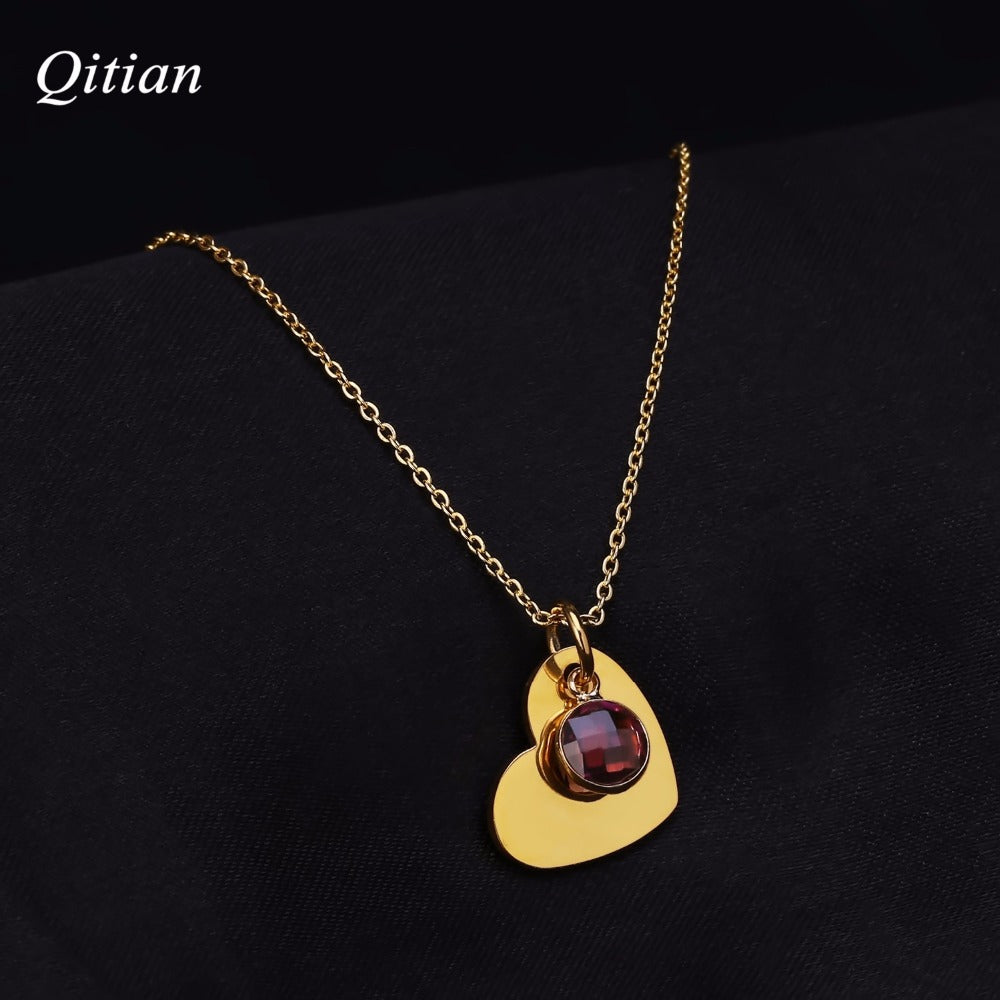 Customized Birthstone Necklace