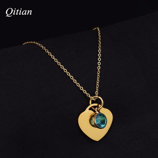 Customized Birthstone Necklace