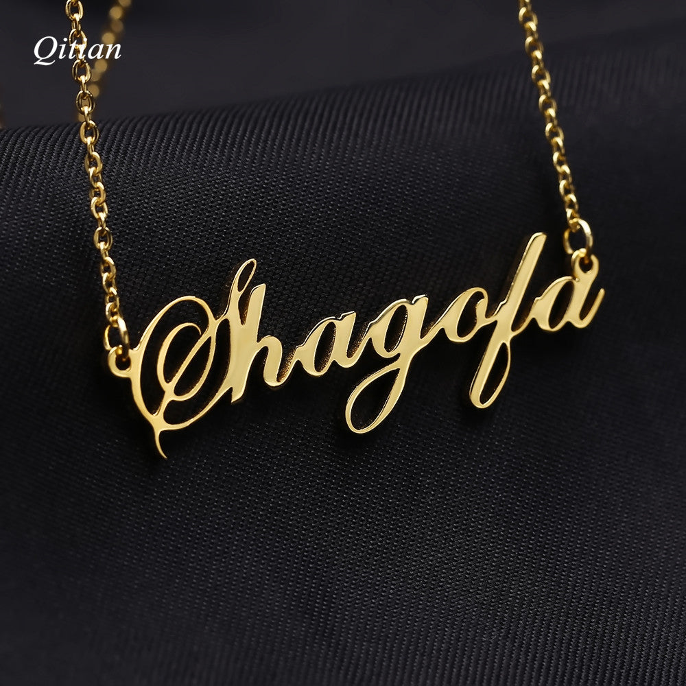Stainless Steel Name Necklace QN061