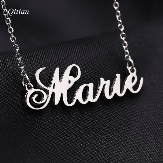 Namenskette aus Edelstahl QN061